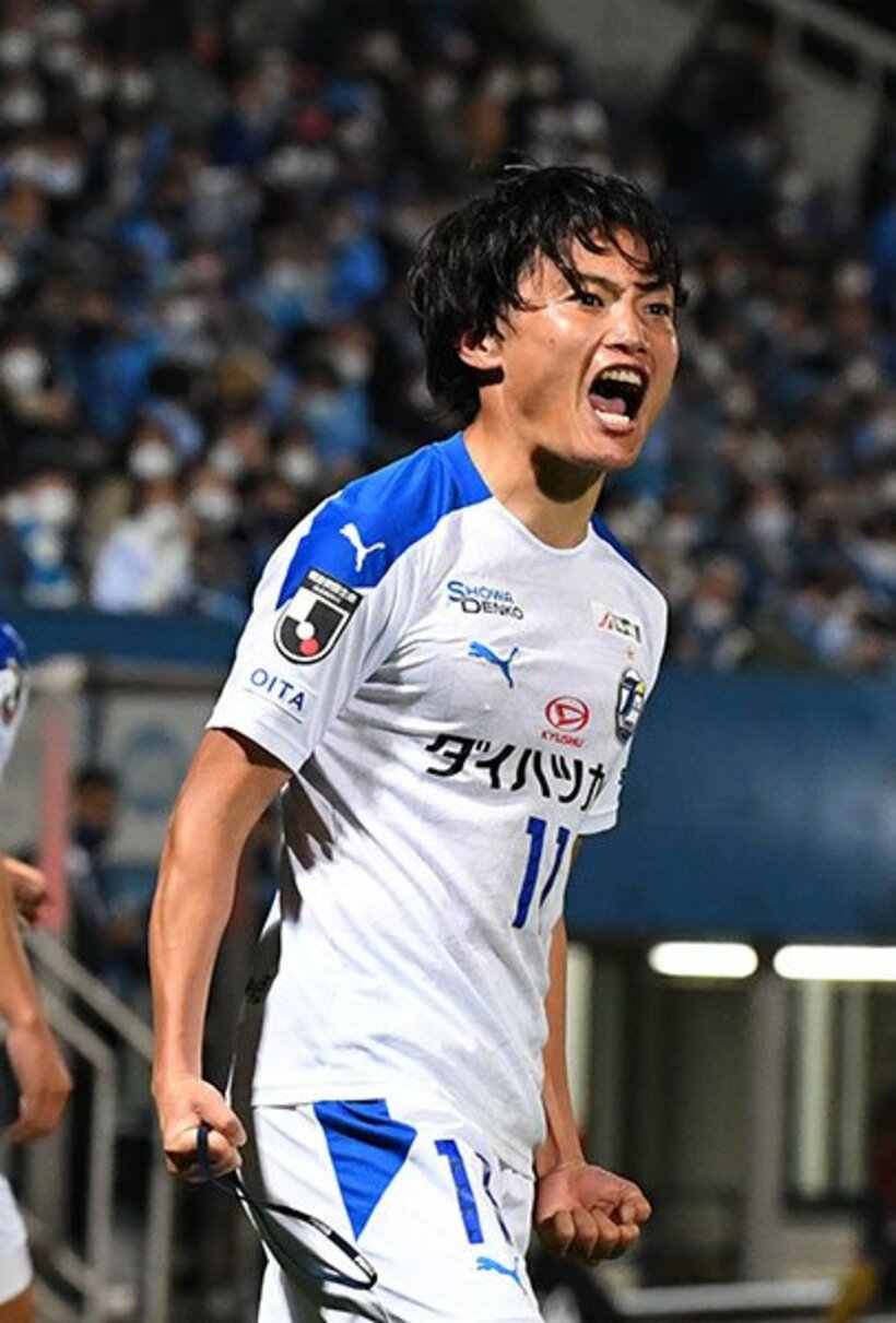  大分でも背番号１１だった田中達也