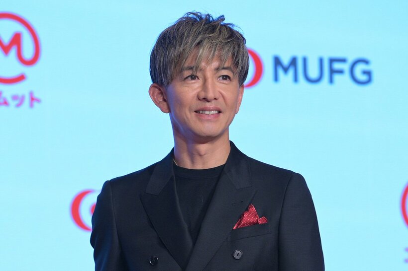 新CM発表会に出席した木村拓哉