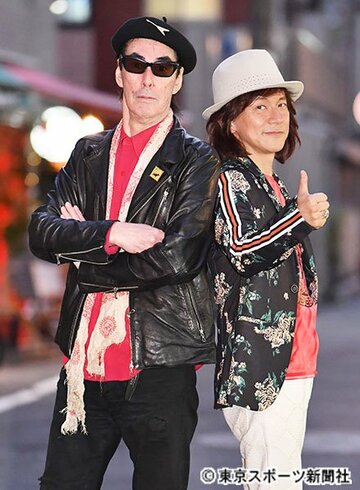  鮎川誠（左）とダイアモンド・ユカイ