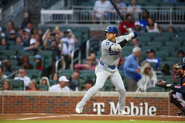 2戦連続ノーヒットの大谷翔平（ロイター＝USA　TODAY　Sports)