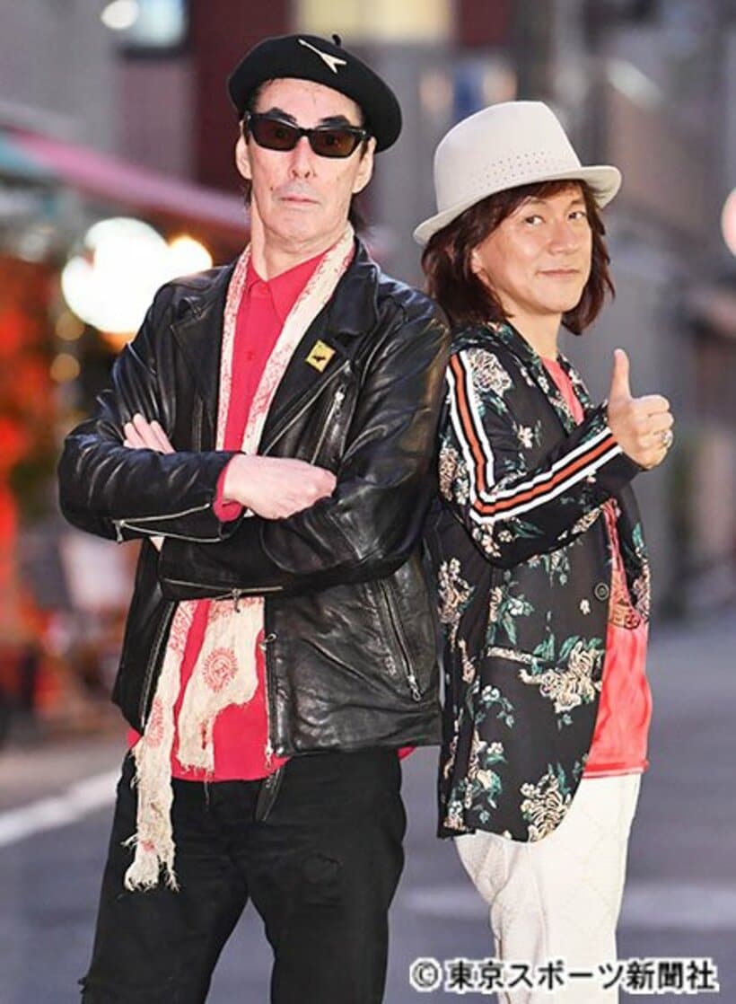  鮎川誠（左）とダイアモンド・ユカイ