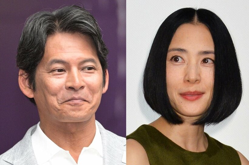 「踊る大捜査線」主要キャストの織田裕二(左)と深津絵里