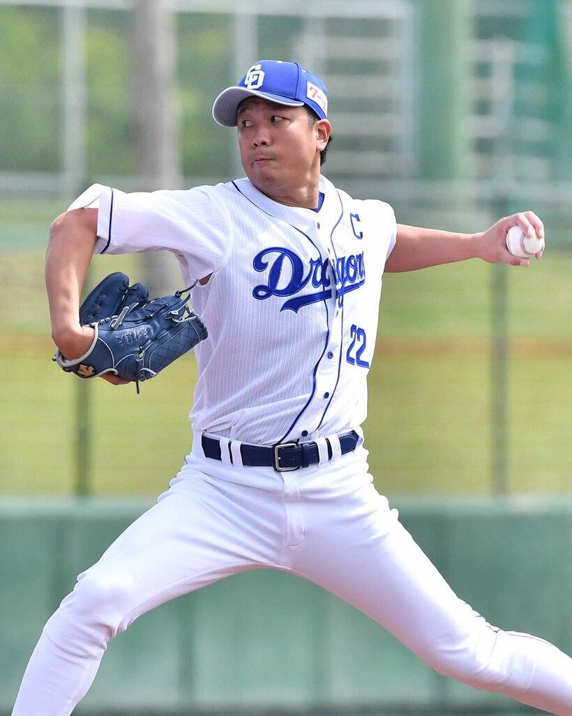  阪神とのオープン戦で好投した中日・大野雄（東スポWeb）