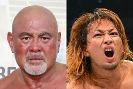武藤敬司(左)と海野翔太