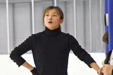 練習を公開した坂本花織
