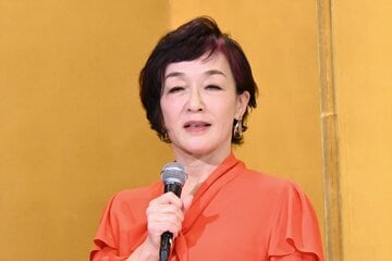 舞台「わが歌ブギウギ」の取材会に出席したキムラ緑子