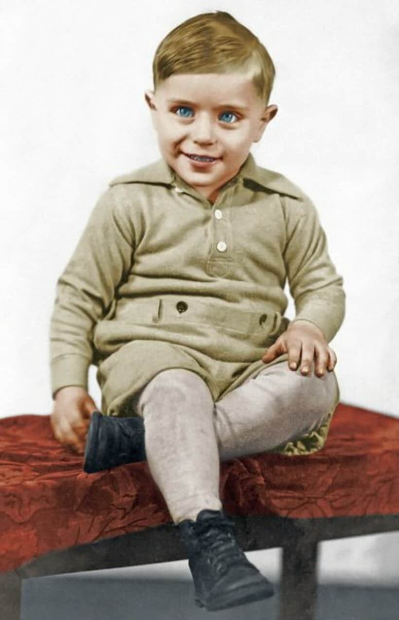  ２歳当時のデストロイヤーさん（１９３２年撮影）
