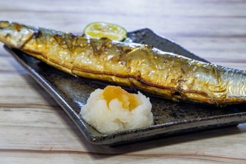  焼き魚には大根おろし
