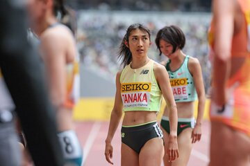 田中希実は４位。パリ五輪の参加標準記録突破はならなかった（代表撮影）