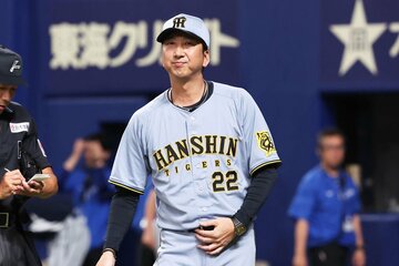 試合中も表情は穏やかだった阪神・藤川監督