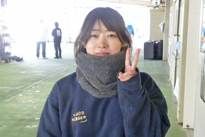 準優は４着に終わった薮内瑞希