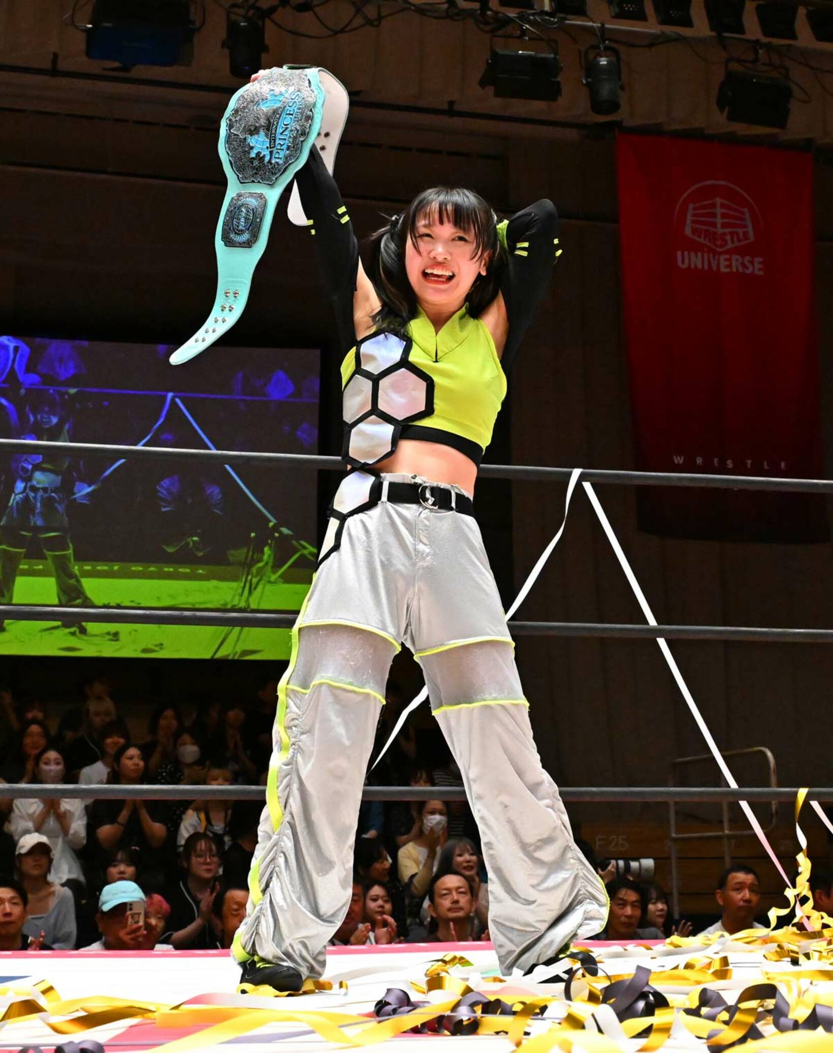 インターナショナル・プリンセス王座を防衛した鈴芽