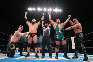  オーカーン(左から２人目)の「勢い」が、ユナイテッドエンパイアにも追い風となりそうだ