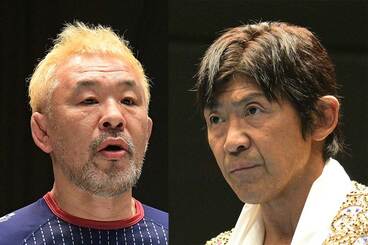 桜庭和志(左)と船木誠勝