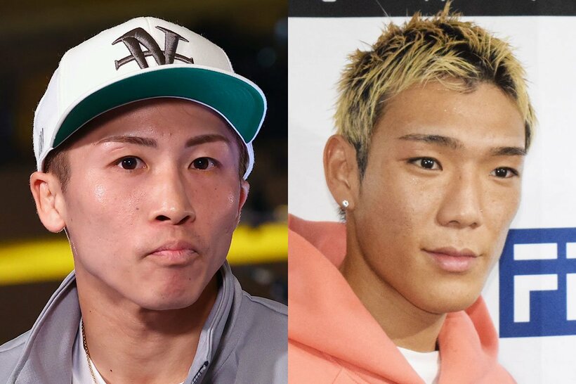 亀田京之介(右)と７月に激突するアラン・ピカソとの対戦が浮上している井上尚弥(左)