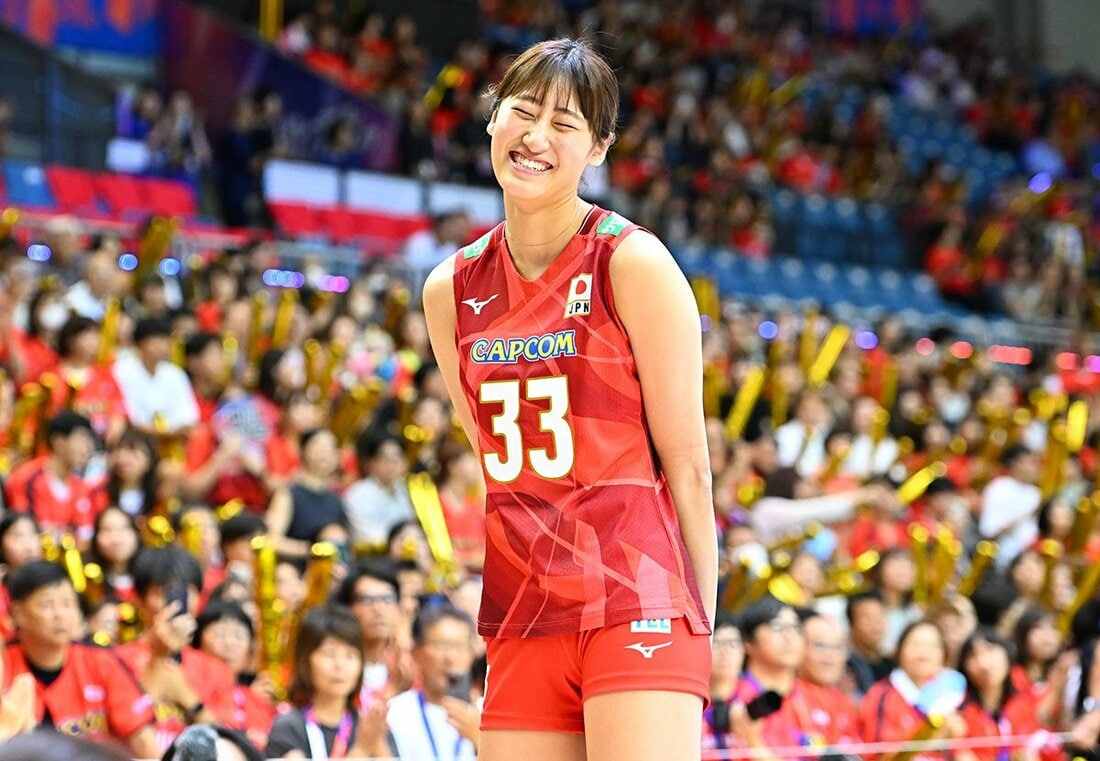 大友愛さんの愛娘でもあるバレーボール選手の秋本美空