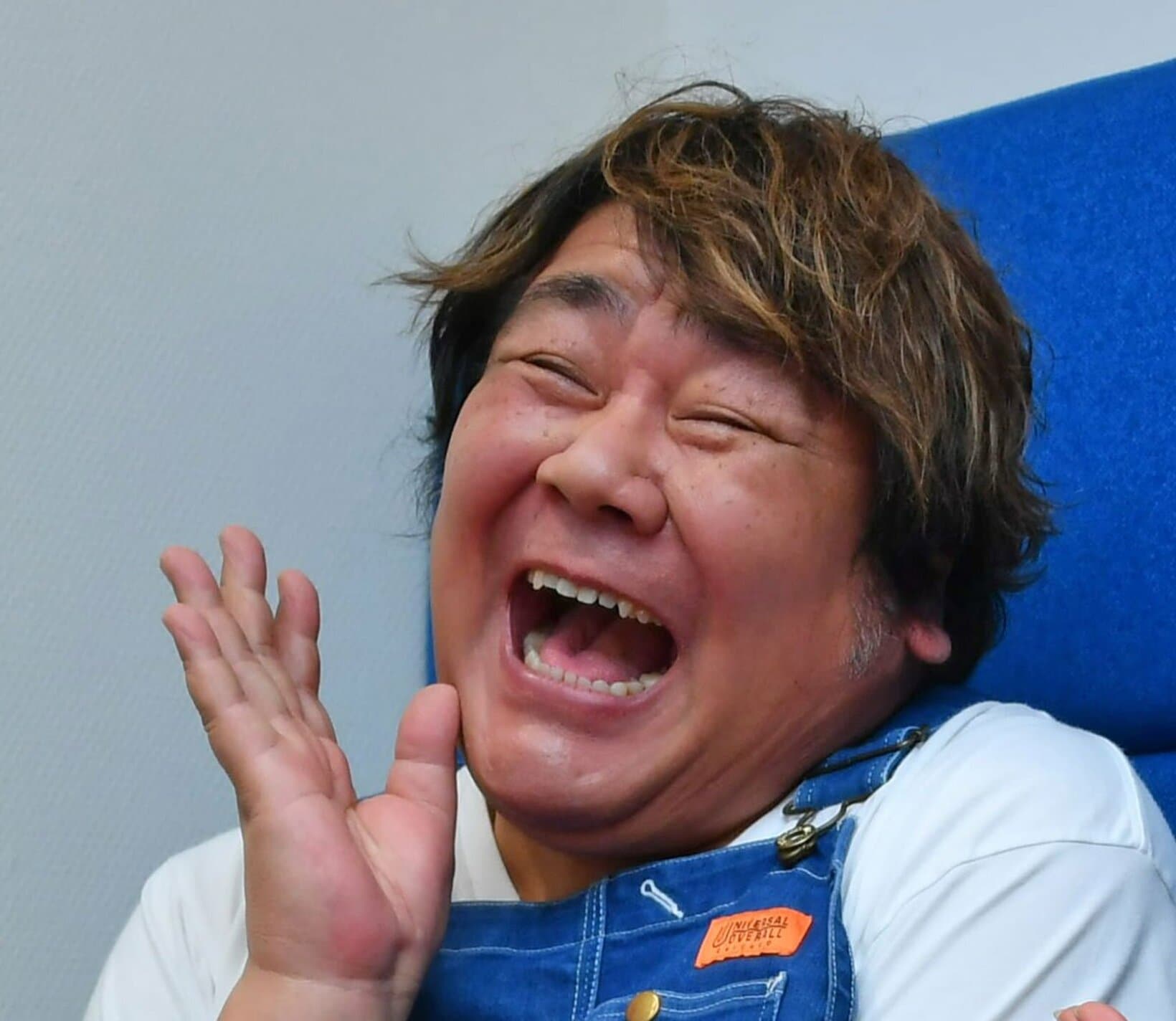 いつもはこの笑顔