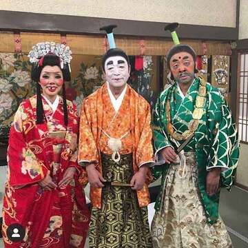  左から研ナオコ、志村けんさん、梅沢富美男（インスタグラム@tomioumezawaから）