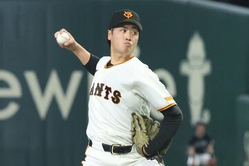 ７回１失点と好投した巨人・西舘勇陽