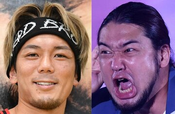  左から皇治、シバター（東スポWeb）