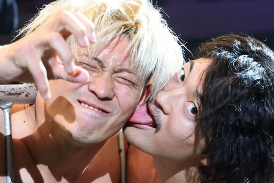 年始の1・1武道館大会で、挑戦者・OZAWA(右)と王者・清宮海斗のGHC戦は特大のインパクトを残した