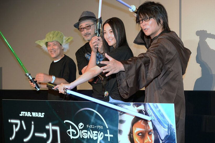 （左から）多田野曜平、大塚明夫、伊藤静、森川智之