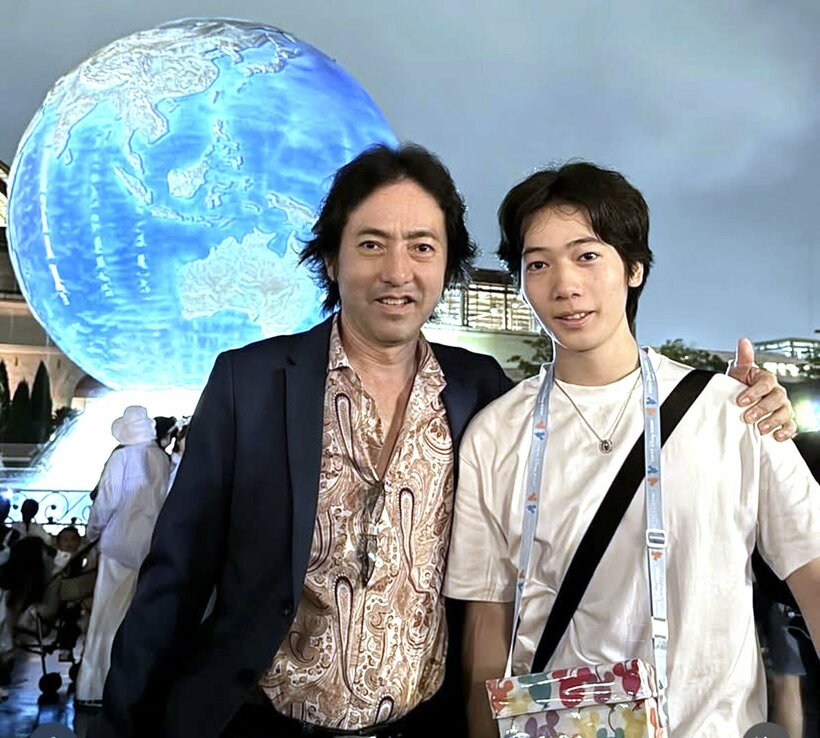秋川雅史と長男・風雅