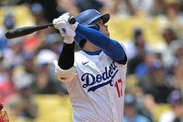 今季もホームラン「量産」の大谷翔平（ロイター）