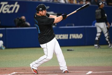 第１戦で中村はホームランダービーにも出場した