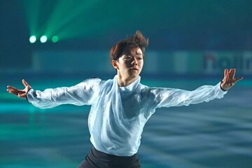 エキシビションに出場した鍵山優真