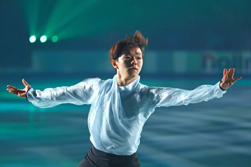 エキシビションに出場した鍵山優真