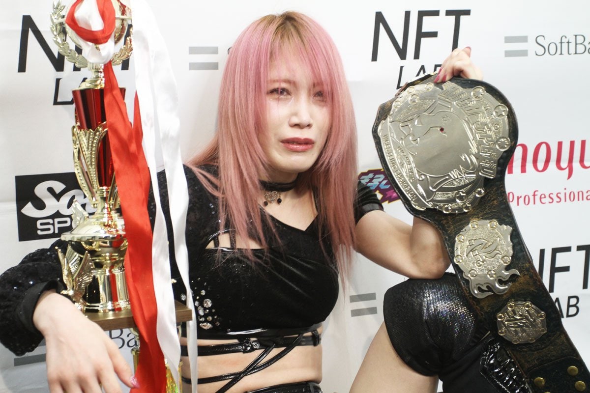 スターダム】鹿島沙希 涙のシングル初戴冠「いつも『ちゃんと試合しろ