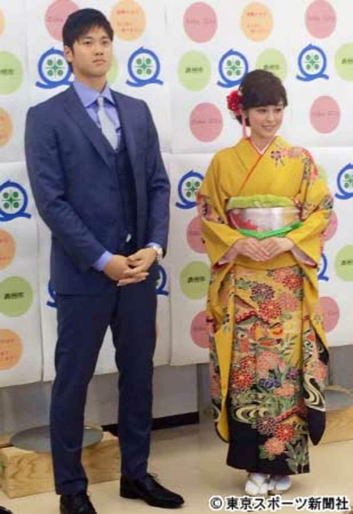 大谷 翔平 久慈 暁子