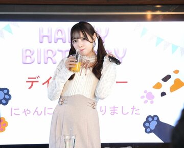 元ＳＴＵ４８の岩田陽菜が生誕祭＆カレンダー発売記念イベントを豪華クルーズ船で開催した（撮影：木村智哉）