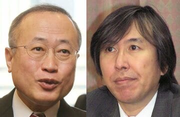  左から有田氏、紀藤氏（東スポWeb）