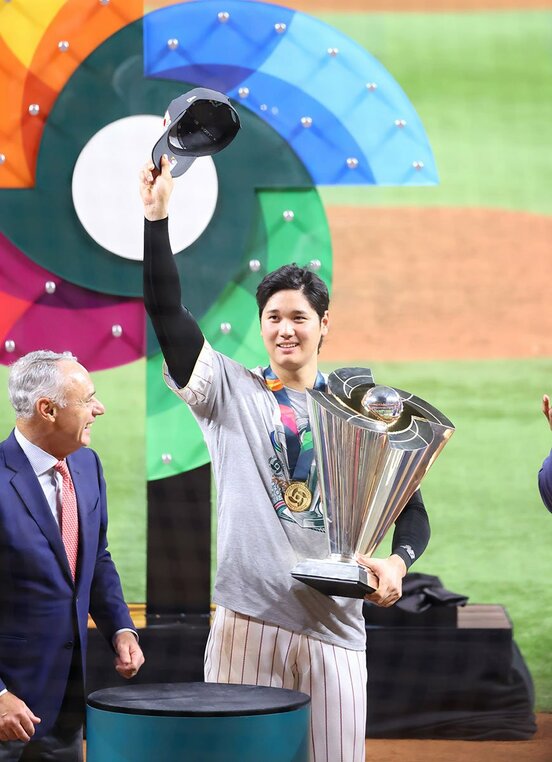 2023年のWBCに出場し、優勝を果たした大谷翔平