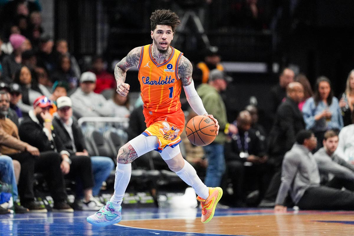プーマと契約するNBAスターのラメロ・ボール(ロイター)