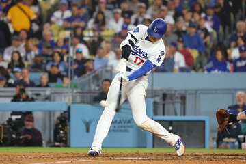 ライトフライに倒れた大谷翔平