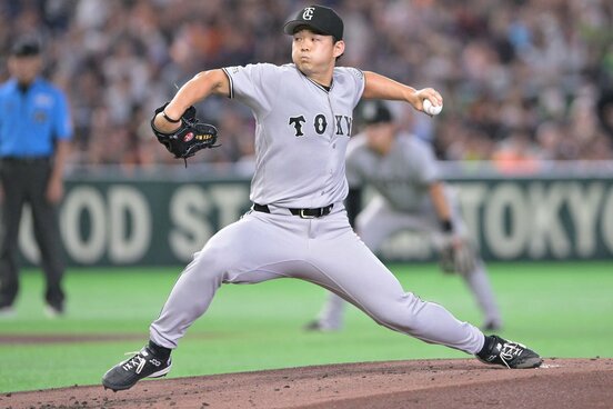 2勝目を挙げた巨人・小笠原慎之介