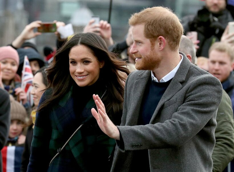  左からメーガン妃、ヘンリー王子（ロイター）