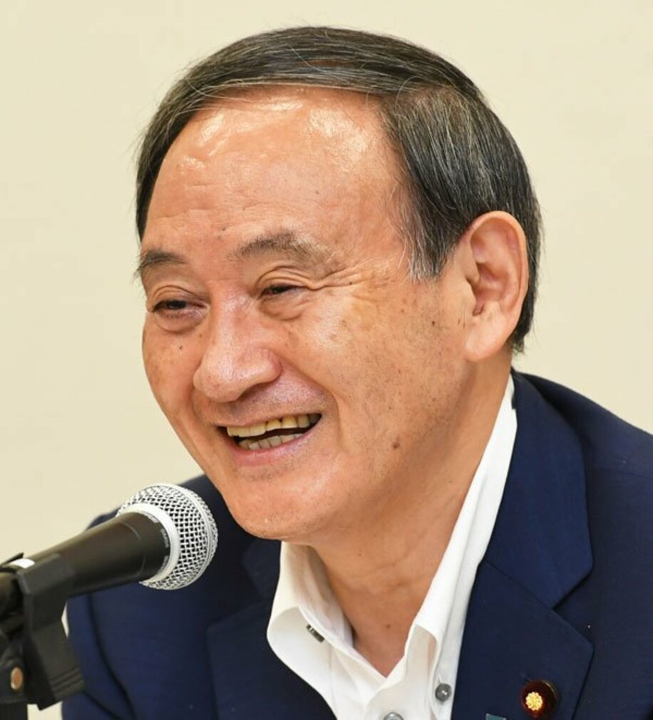  笑顔の菅首相
