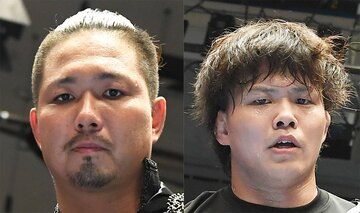  ジェイク・リー(左)と野村直矢（東スポWeb）
