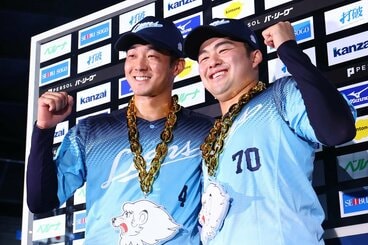本日のヒーローは石井一成（左）と豆田泰志