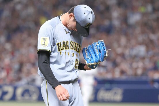 4回、ボスラーに本塁打を打たれた今朝丸裕喜
