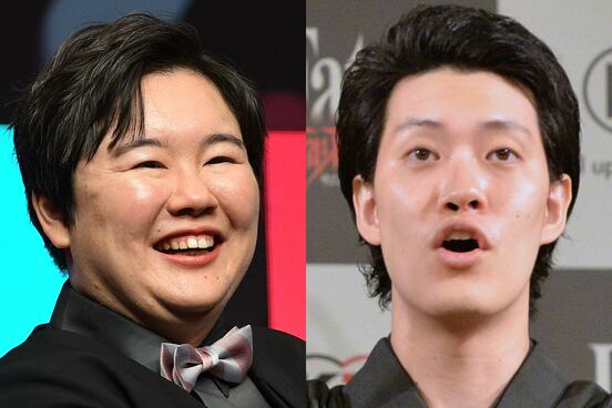 やす子（左）と粗品