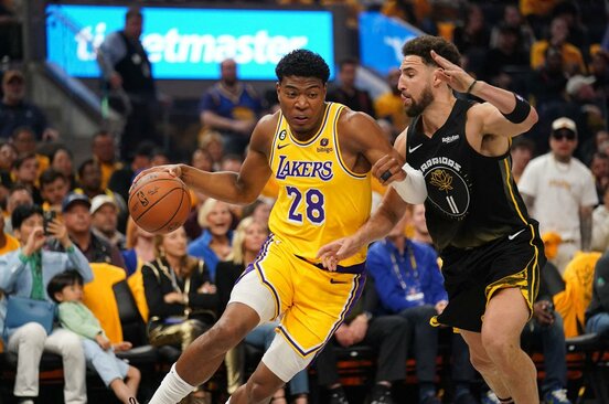 レイカーズと再契約した八村塁（ロイター＝USA TODAY Sports）