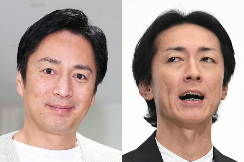 チュートリアルの徳井義実(左)と、ナインティナインの矢部浩之
