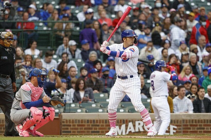  母の日コーデで試合に臨んだ鈴木（ロイター＝USA　TODAY　Sports)