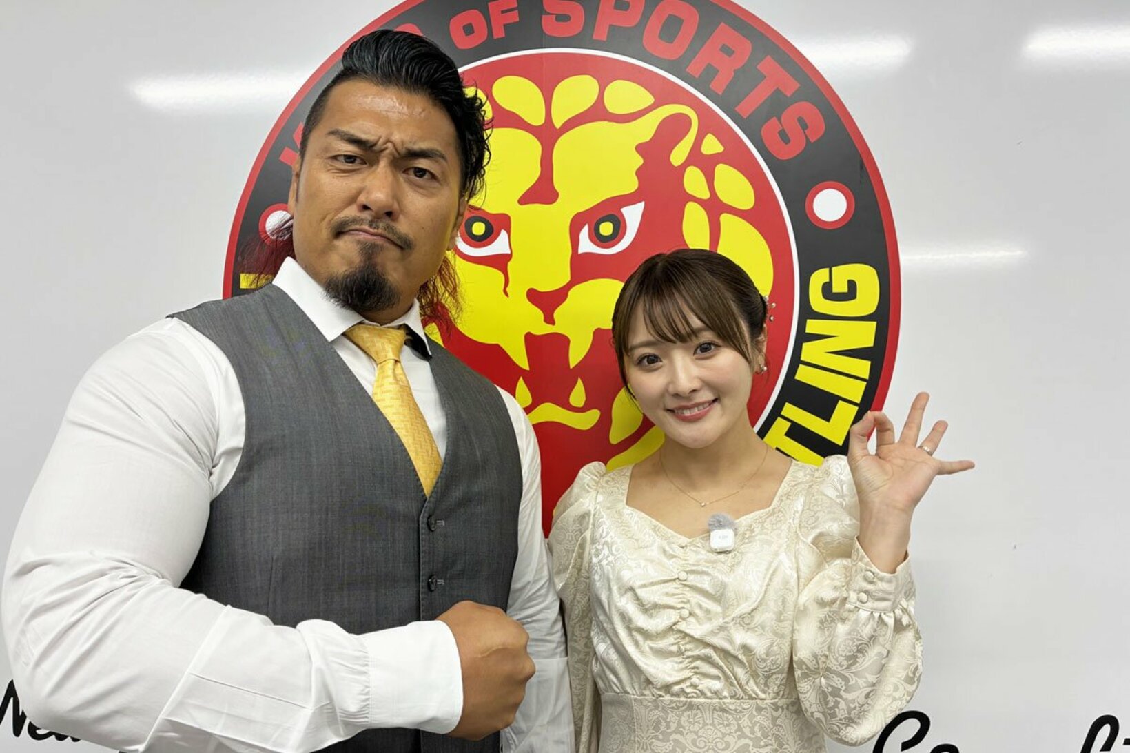 こちらは「ビビビッ」ときた2人（左から鷹木信悟、なつぽい）