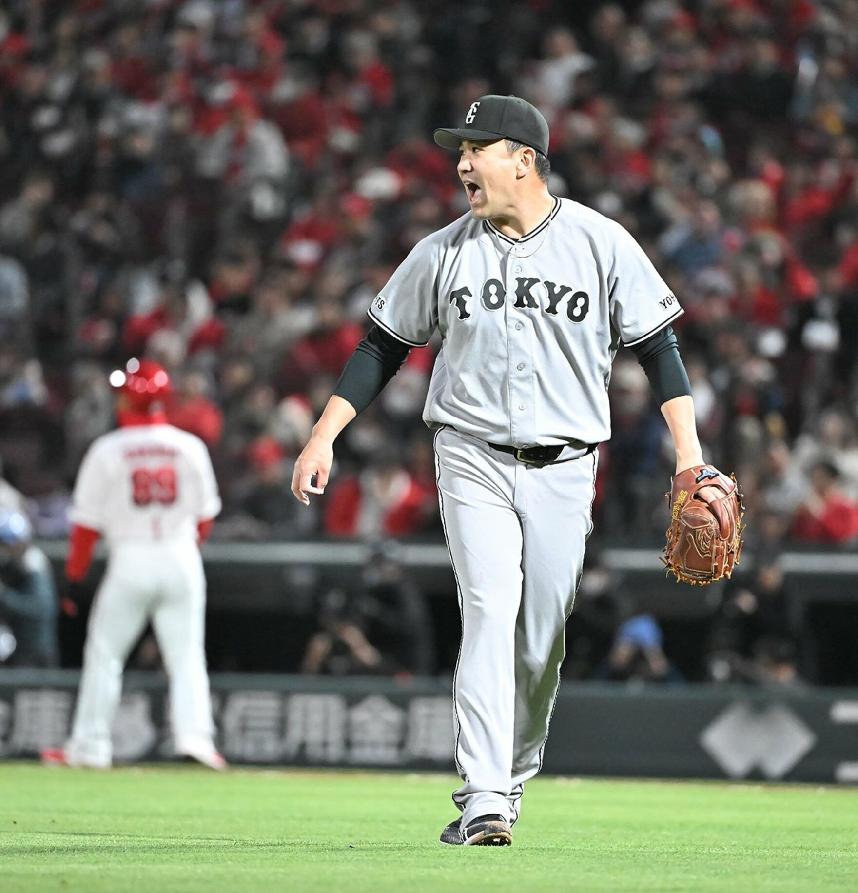 ７回１失点と好投した巨人・田中将大